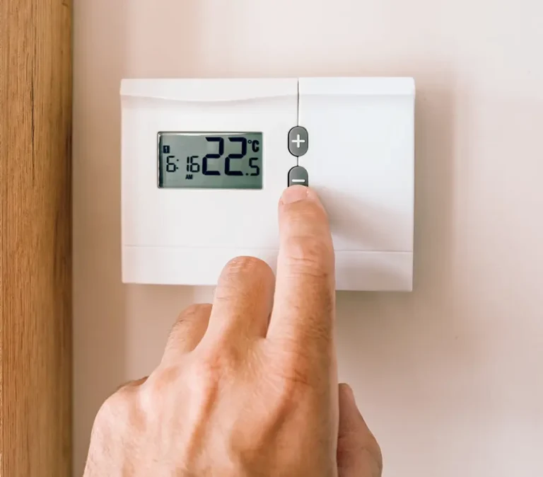 turning down thermostat